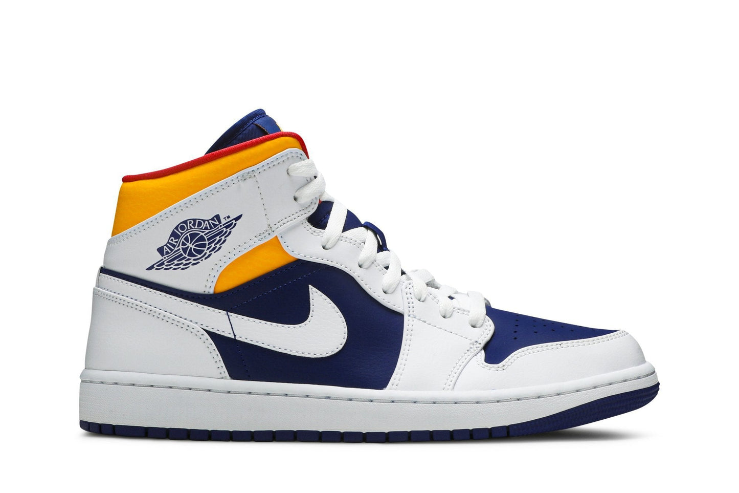 Air Jordan 1 Mid ‘White Deep Royal Blue’ E553558-500