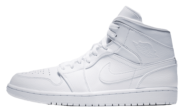 Air Jordan 1 Mid White Revered Footwear