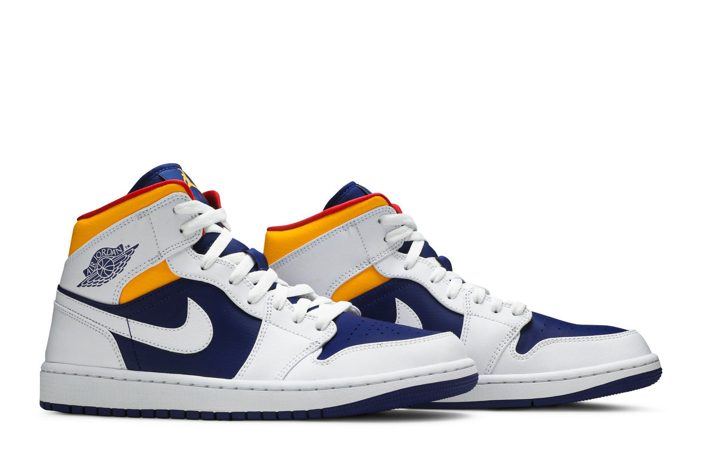 Air Jordan 1 Mid ‘White Deep Royal Blue’ E553558-500