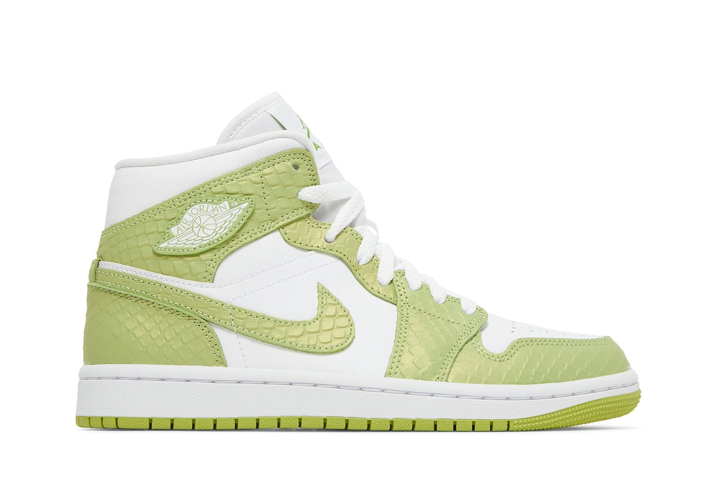 Air Jordan 1 Mid SE ‘Green Python’ Signature Footwear