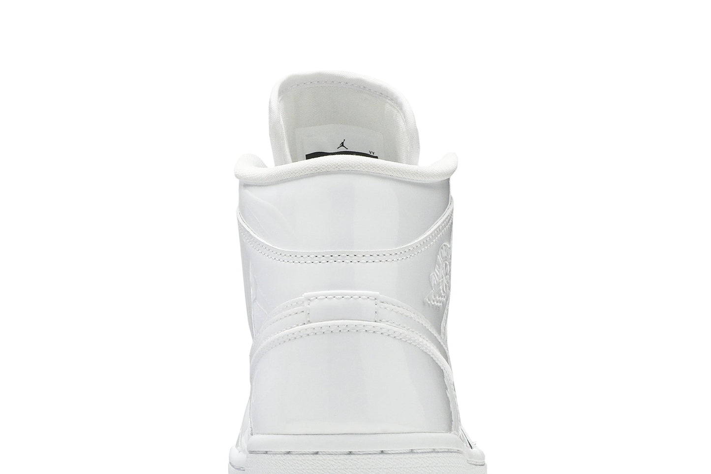 Air Jordan 1 Mid Patent ‘Triple White’ BQ6472-111