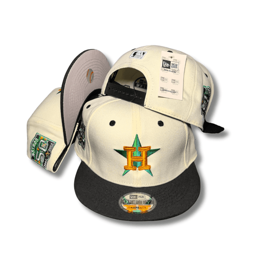 New Era Houston Astros  Mascot Pin 59FIFTY Cream, Black - Snapback Cap