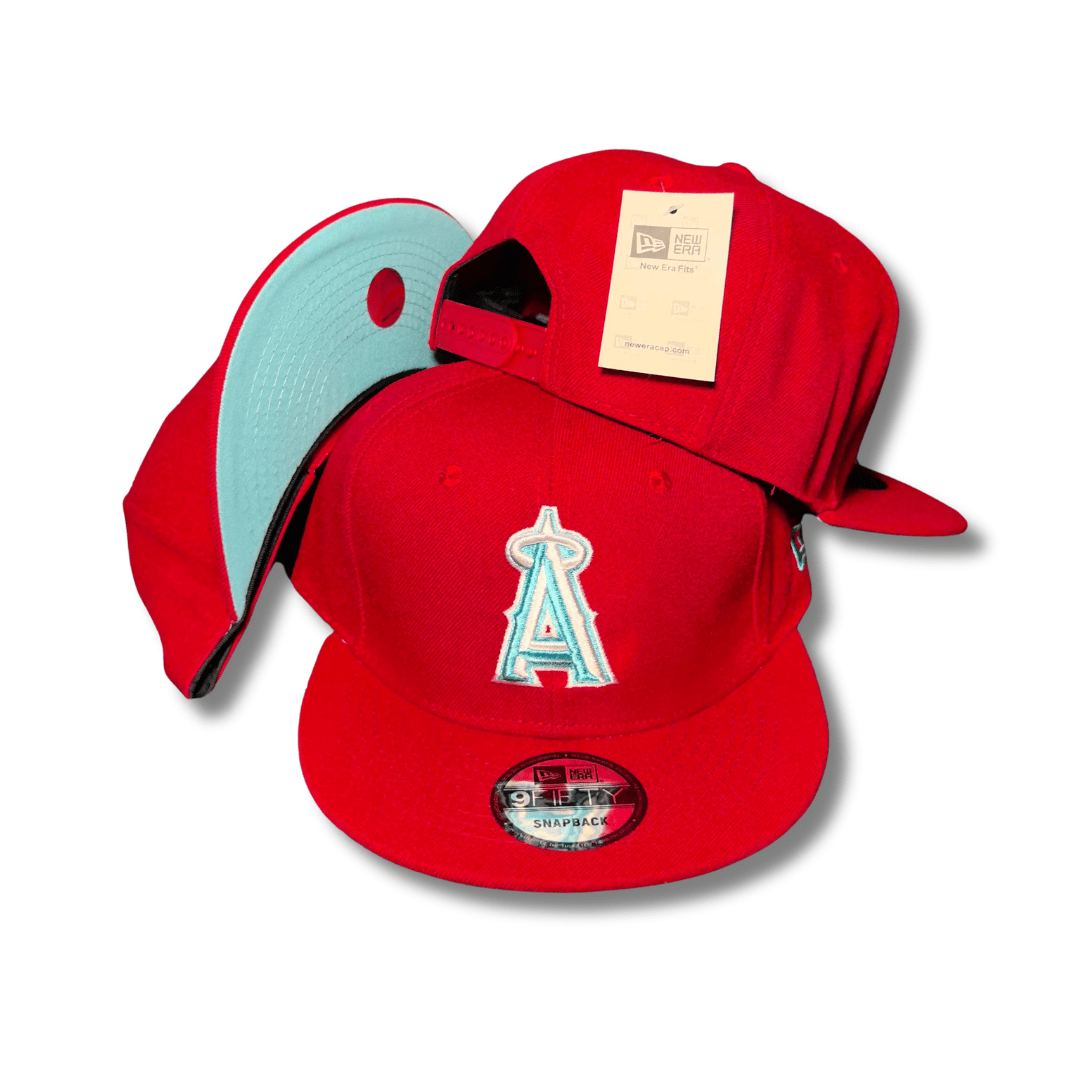 Men’s New Era Red Los Angeles Angels 2024 Father’s Day 9FIFTY - Snapback Cap