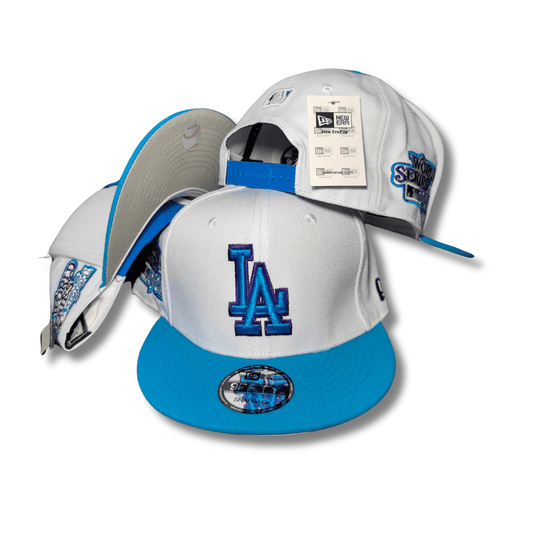 New Era Los Angeles Dodgers 59FIFTY Fitted Hat Cap White - Snapback Cap