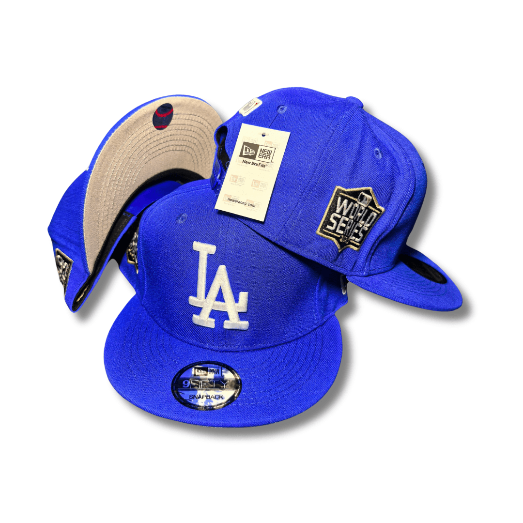 Los Angeles Dodgers Royal Blue with World Series Patch - Snapback Cap