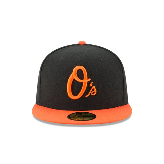 Baltimore Orioles Authentic Collection 59FIFTY Black, Orange - Snapback Cap