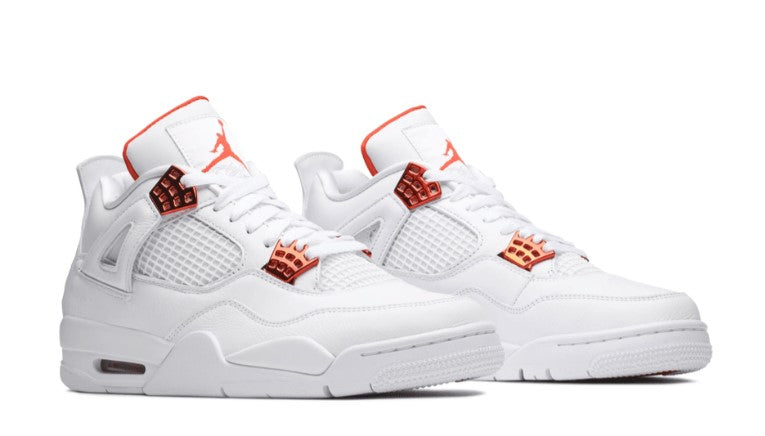 Air Jordan 4 Retro ‘Orange Metallic’ Unfading Sneaker