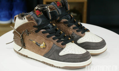 Nike Dunk High Bodega Legend Fauna Brown Iconic Sneaker