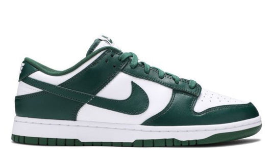 Nike Dunk Low Michigan State Team Green Unfading Sneaker