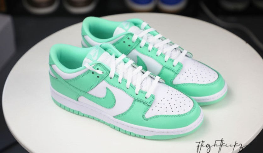 Nike Dunk Low Green Glow 2021 Signature Footwear