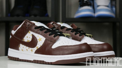 Nike SB Dunk Low Supreme Barkroot Brown Signature Footwear