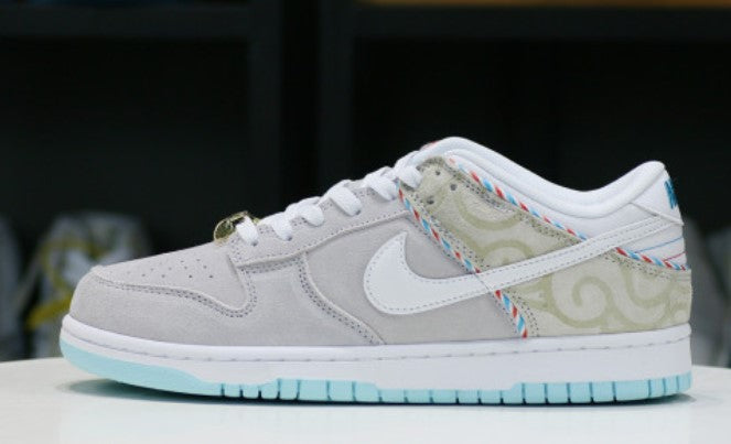 Nike Dunk Low SE Barber Shop Grey Unfading Sneaker