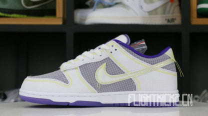 Nike Dunk Low Union Passport Pack Grey Purple Iconic Sneaker