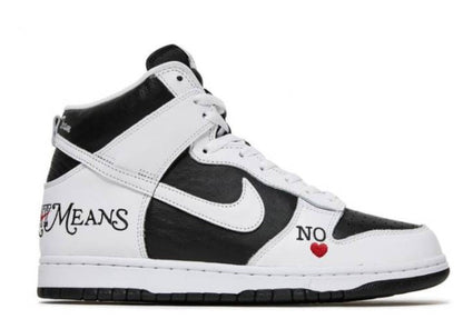 Nike SB Dunk High Supreme By Any Means Black Signature Footwear