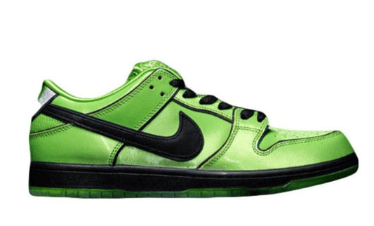 The Powerpuff Girls x Nike Dunk Low Pro SB QS ‘Buttercup’ Unfading Sneaker