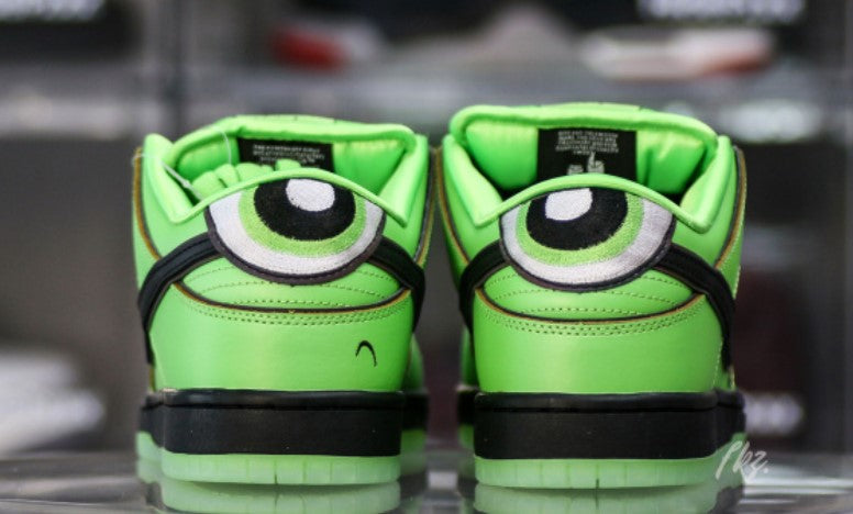 The Powerpuff Girls x Nike Dunk Low Pro SB QS ‘Buttercup’ Unfading Sneaker