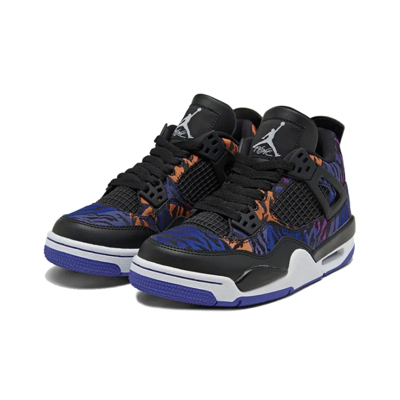 Air Jordan 4 Retro Black Rush Violet GS – BQ9043-005