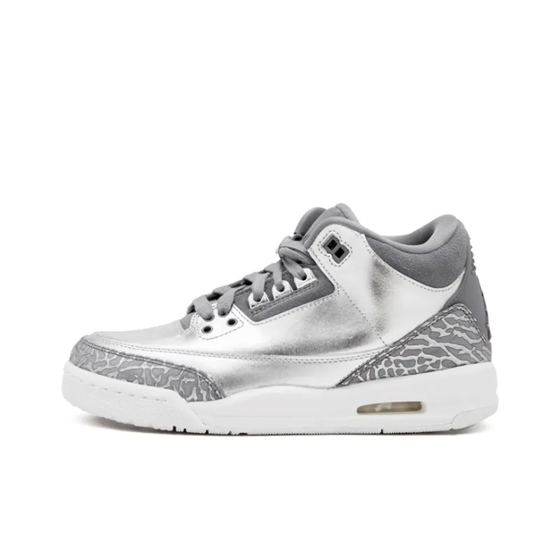 Air Jordan 3 Retro Premium Heiress Metallic Silver GS – AA1243-020