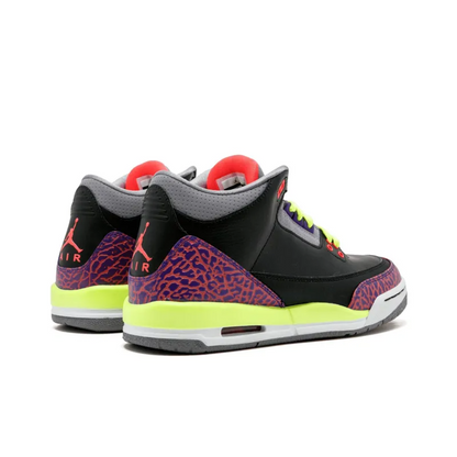 Air Jordan 3 Retro Black Atomic Red Volt GS – 441140-039