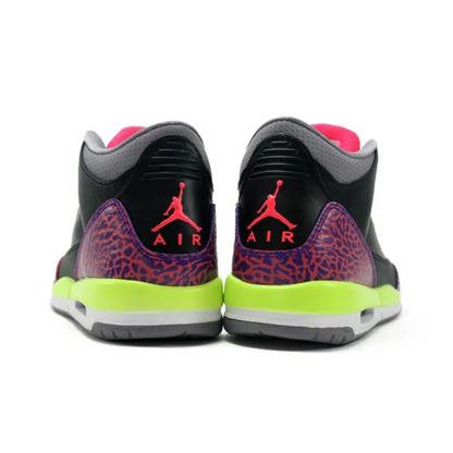 Air Jordan 3 Retro Black Atomic Red Volt GS – 441140-039