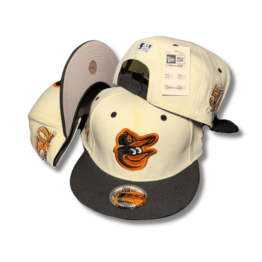 Baltimore Orioles 50th Anniversary 59FIFTY Snapback Offwhite, Black - Snapback Cap