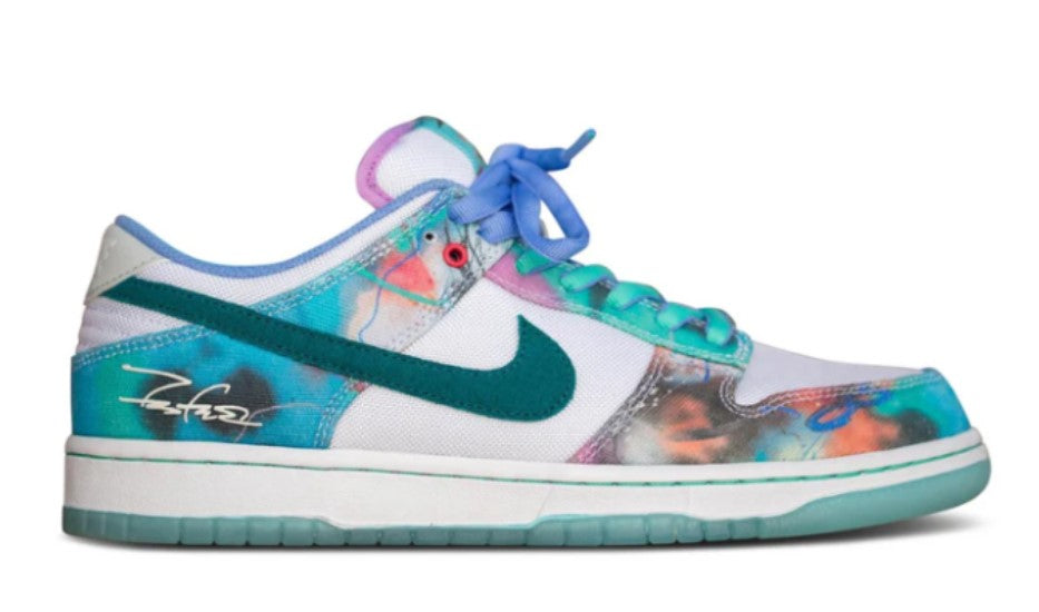 Nike SB Dunk Low Futura Laboratories Bleached Aqua Iconic Sneaker