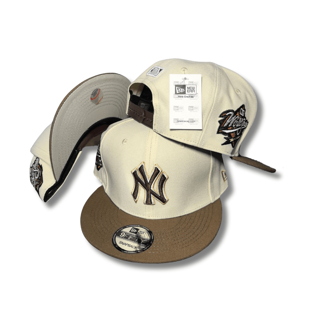 New York Yankees Cream and Brown 7x World Series Champions Edition – Snapback Cap