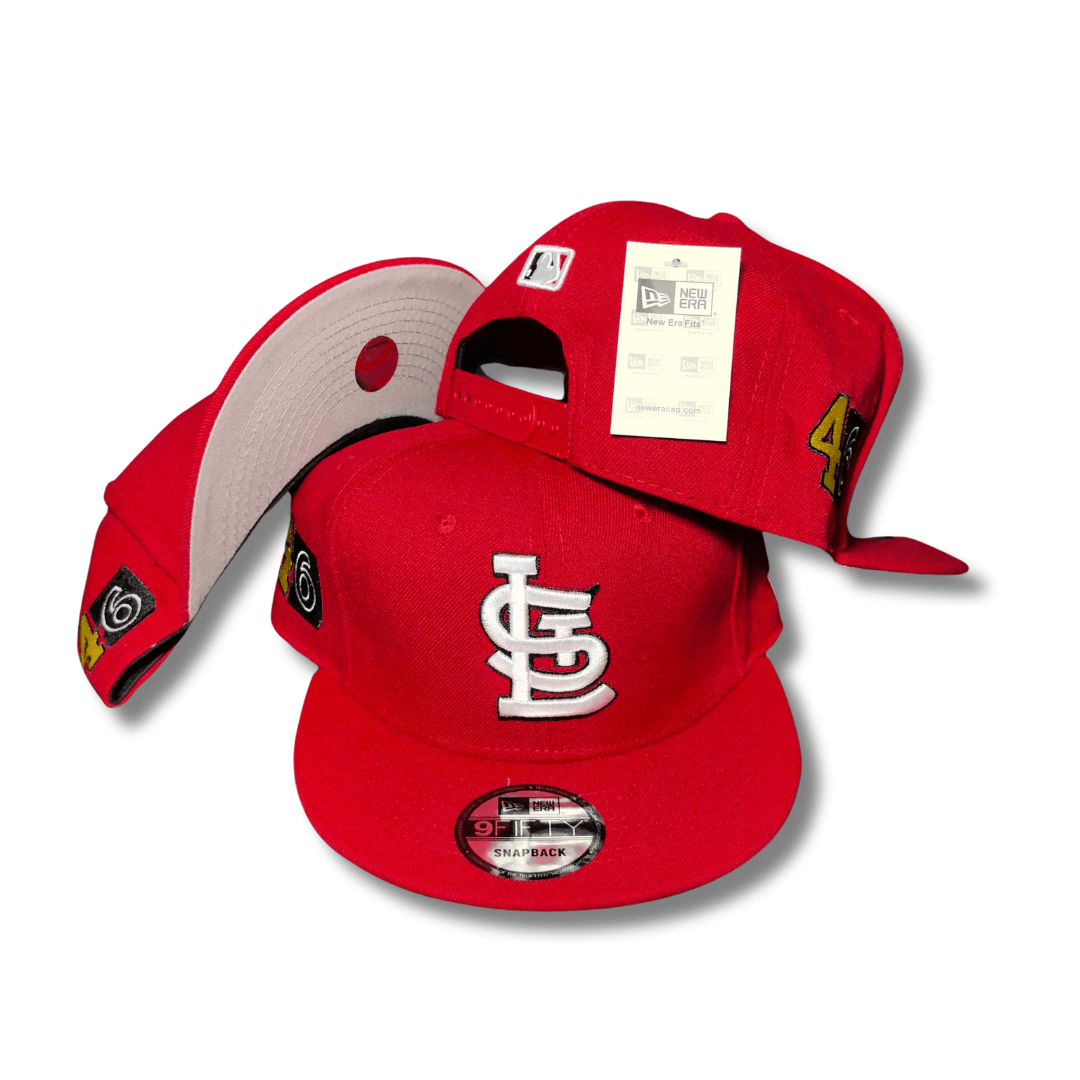 St. Louis Cardinals Red with Special Side Patches - Snapback Cap