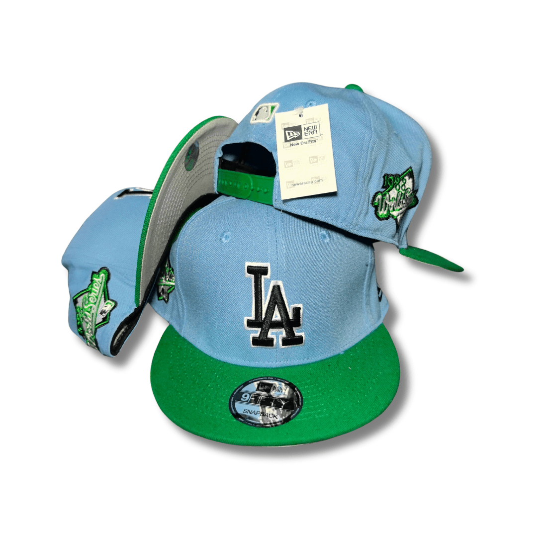 Los Angeles Dodgers Sky Blue and Green New Era 9Fifty - Snapback Cap