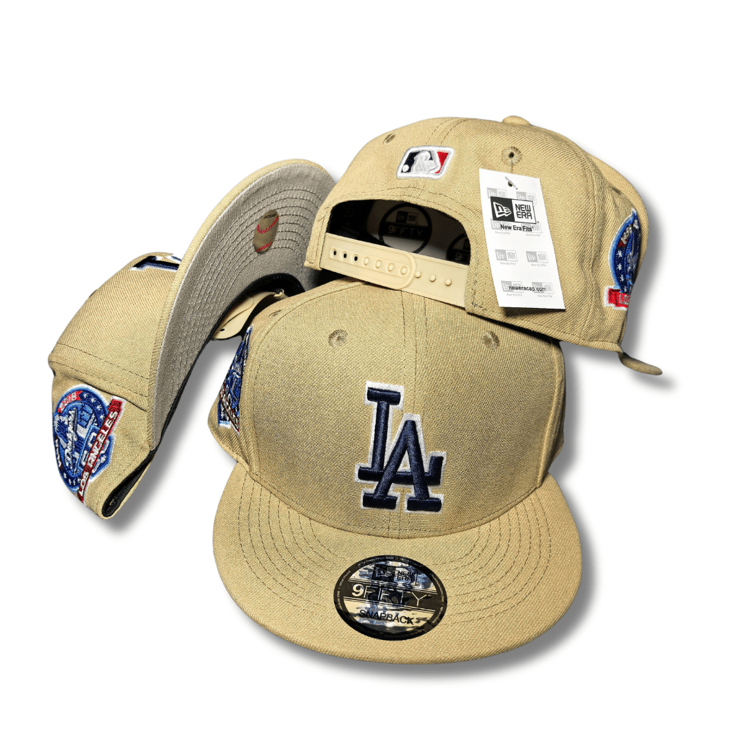 Los Angeles Dodgers, OVO X DRAKE OWL LOGO Beige,New Era 59FIFTY - Snapback Cap