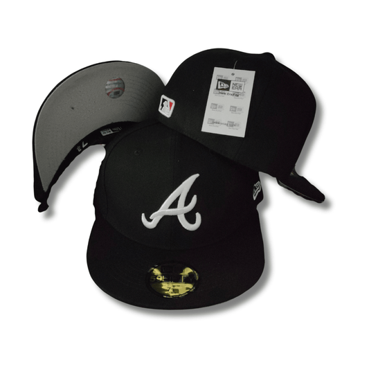 Atlanta Braves New Era Black/White 2000 All Star Game Side Patch 59FIFTY - Fitted Cap