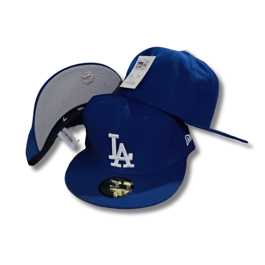 Los Angeles Dodgers 59FIFTY with Classic Logo Royal Blue - Fitted Cap