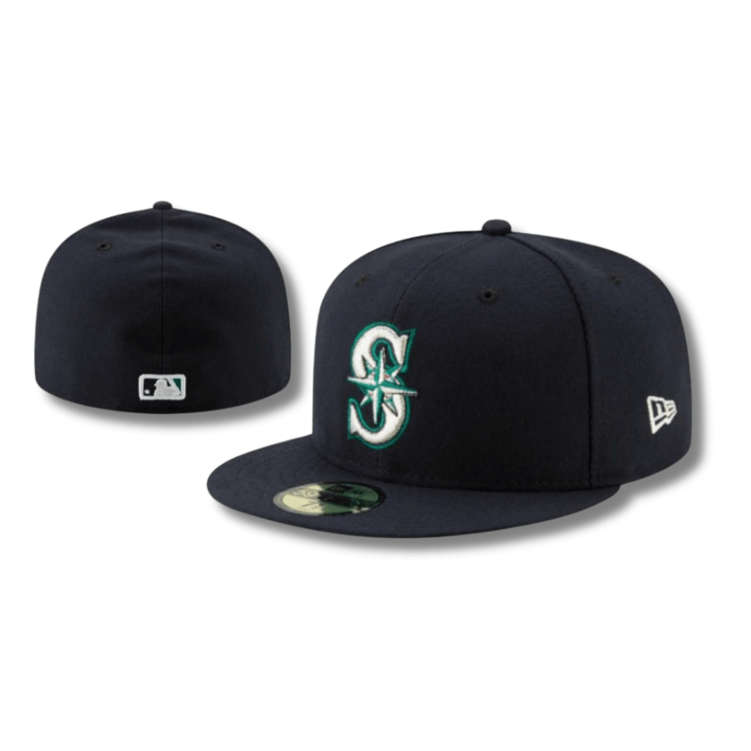 Seattle Mariners Fitted MLB Cap – Navy Blue Design