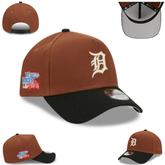 Detroit Tigers 1968 World Series Brown and Black Adjustable Cap