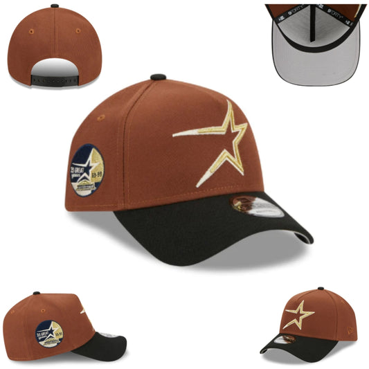 Houston Astros 35th Anniversary Brown and Black Adjustable Cap