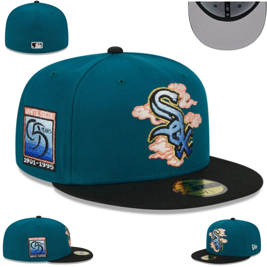 Chicago White Sox Teal and Black 50th Anniversary Fitted Cap