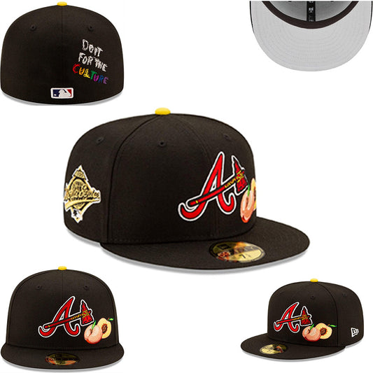 Atlanta Braves “Out For The Culture” World Series Black Fitted Cap