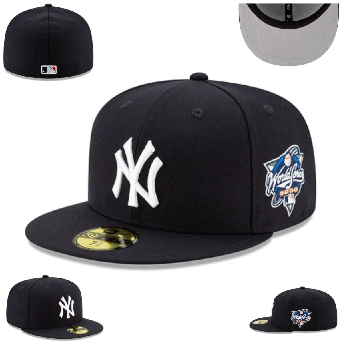 New York Yankees 2000 World Series Black Fitted Cap