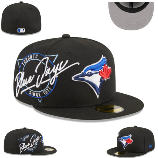 Toronto Blue Jays “Since 1977” Fitted Hat – Black with Blue and White Accents