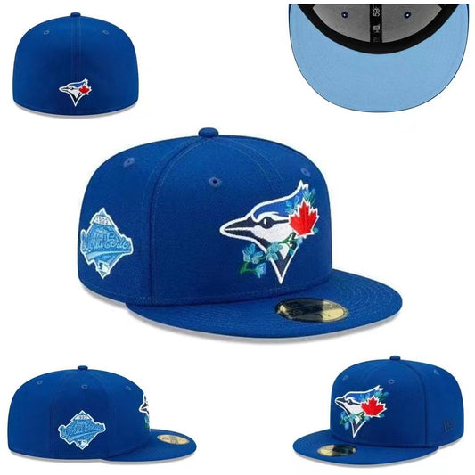 Toronto Blue Jays Royal Blue Floral Edition Hat with Side Patch