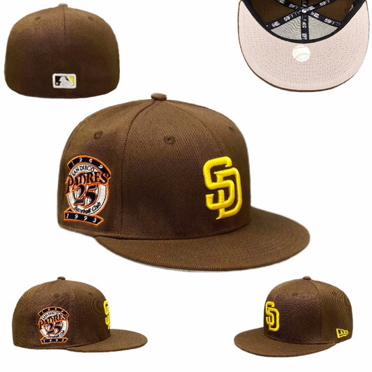 San Diego Padres 25th Anniversary Commemorative Hat with Tan Undervisor – Brown