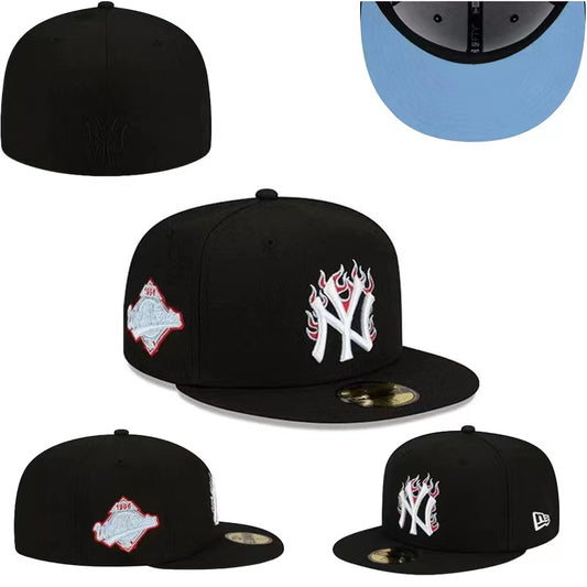 Chicago White Sox Black Iridescent Logo World Series Fitted Hat