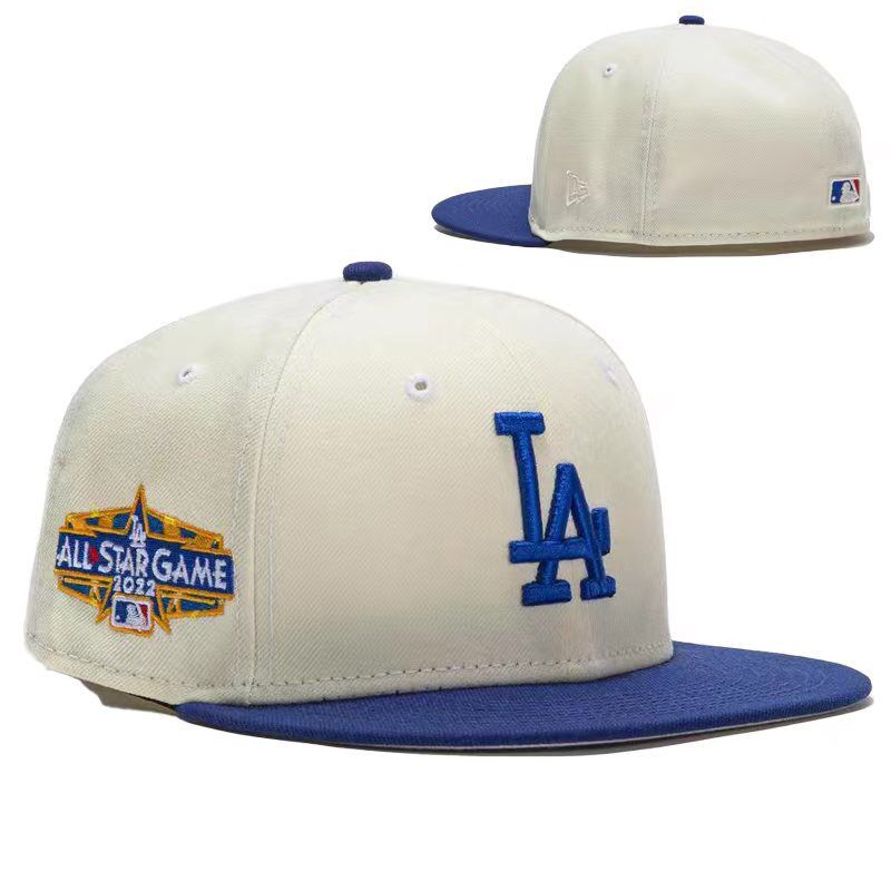 Los Angeles Dodgers 2022 All-Star Game 59FIFTY Fitted Hat – Cream and Blue with Exclusive Patch