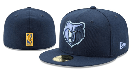 Memphis Grizzlies NBA Snapback Cap with Embroidered Bear Logo – Navy