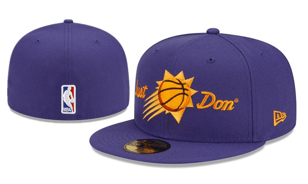 Phoenix Suns Just Don NBA Snapback Cap with Embroidered Logo – Purple