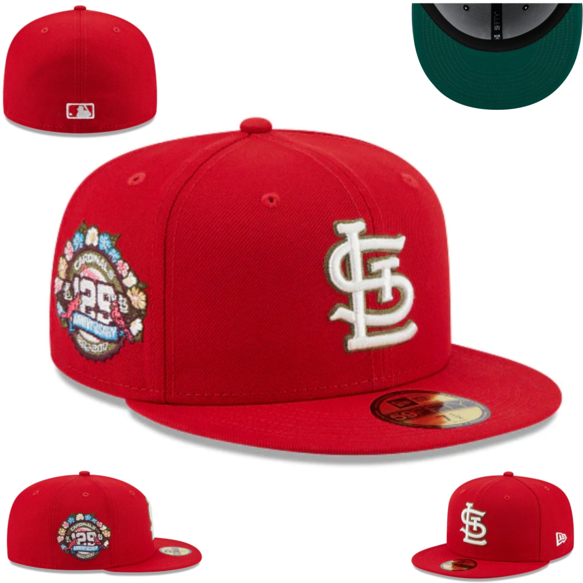 St. Louis Cardinals 125th Anniversary Snapback Cap – Red