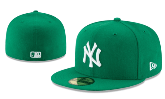 New York Yankees 59FIFTY Fitted Hat with White Logo – Green