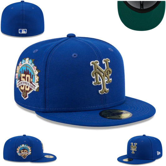 New York Mets 50th Anniversary Royal Blue 59FIFTY Fitted Hat