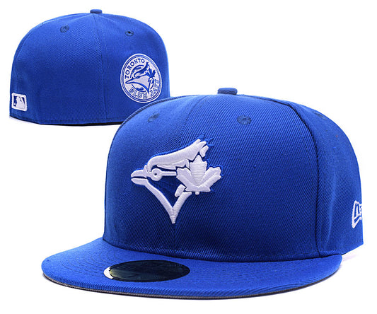 Toronto Blue Jays Royal Blue Fitted Hat with White Logo