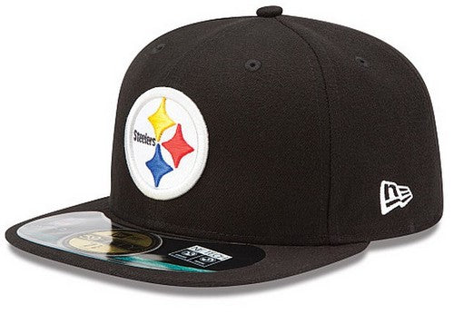 Pittsburgh Steelers Snapback Hat with Embroidered Team Logo – Black